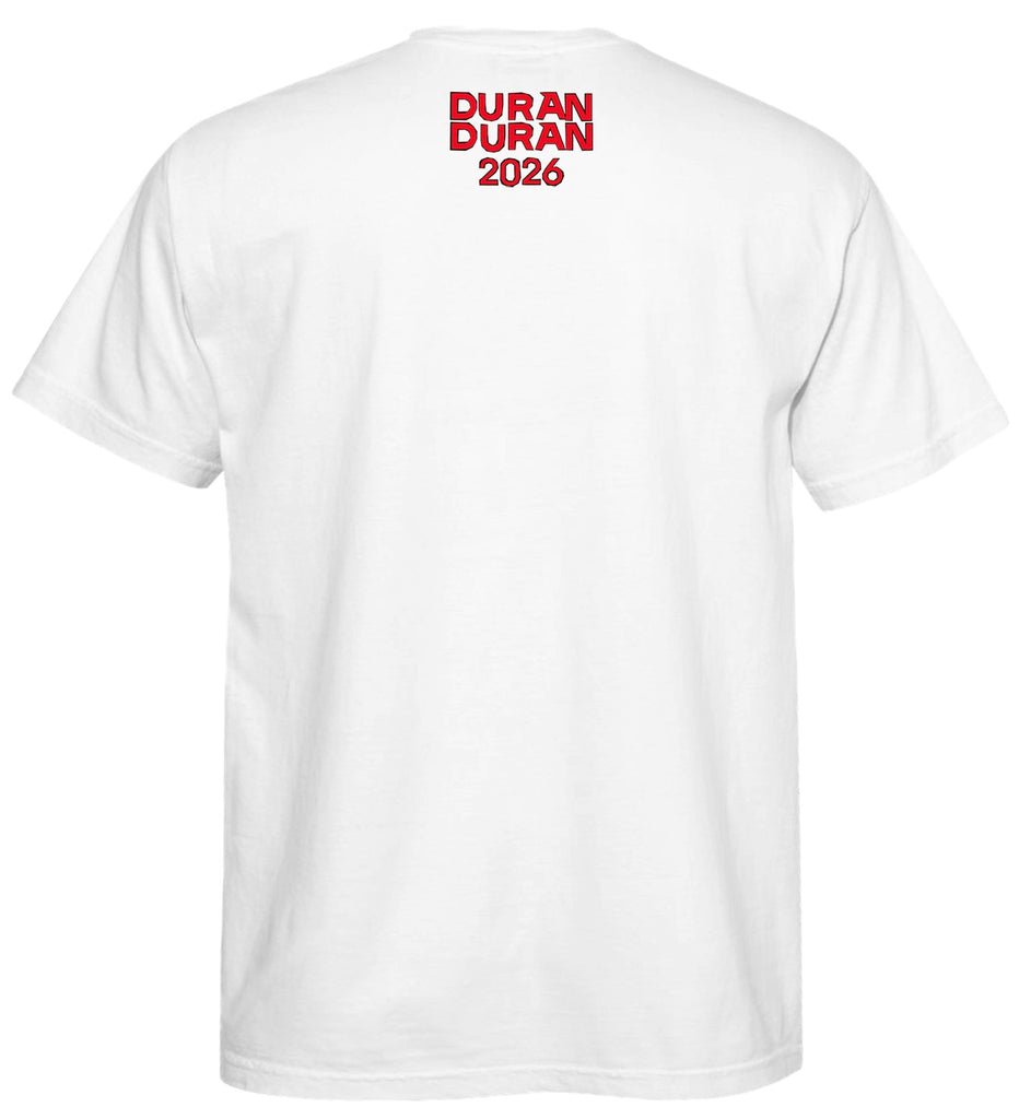【激レア・ボロ】DURAN DURAN カットオフシャツ NEW ! WHITE BANDSHOT 2026 T – Duran Duran Official Store