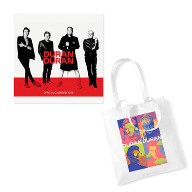 NEW 2026 CALENDAR & WHITE TOTE BUNDLE