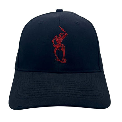 NEW !  DANSE MACABRE RED SKELETON CAP