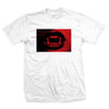 NEW – WHITE  HALLOWEEN MOUTH T