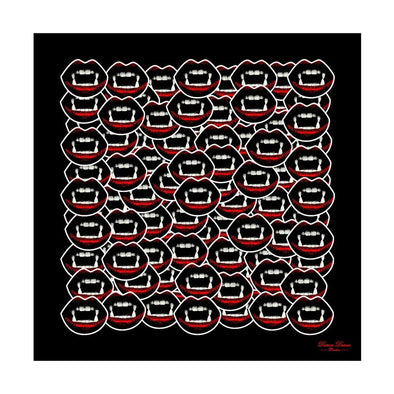 NEW! LIMITED EDITION MOUTH MOTIF SILK SCARF