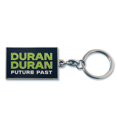 NEW!  BLACK AND GREEN ENAMEL HIGH DEFINITION FUTURE PAST KEYRING