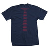 US TOUR  2022 NAVY T- REGULAR AND LADIES FIT