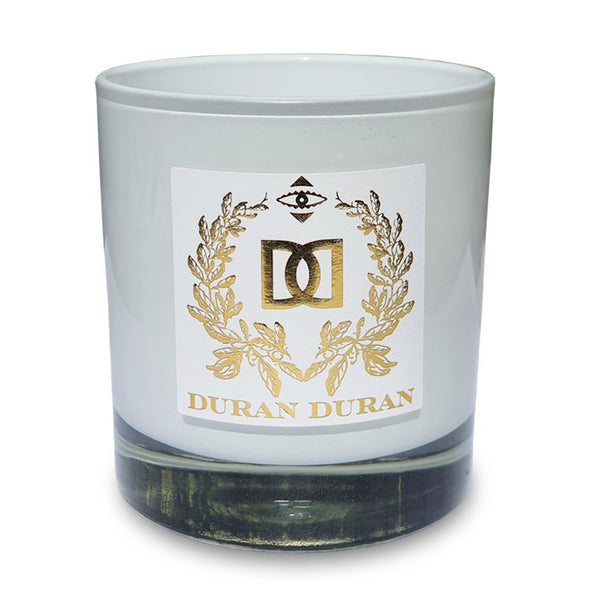 WHITE  GOLD CREST SUMMER CANDLE